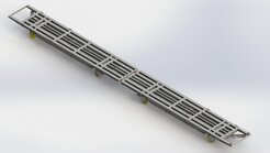 Plattformwagen, Glaspakete, 16,5m