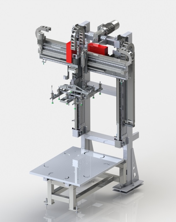 Slipsheeteinleger, Prototypenbau, Handling, Logstik